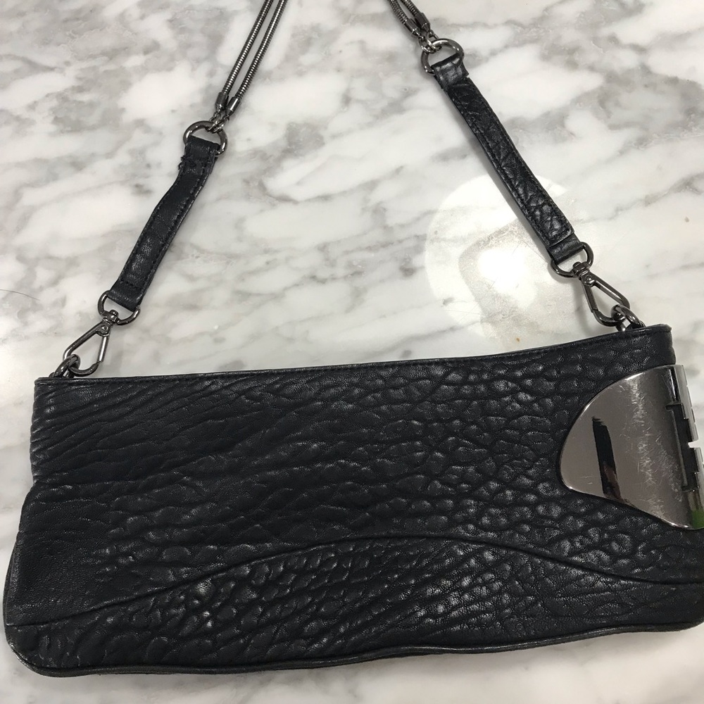 Leather shoulder purse